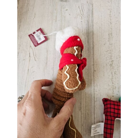 St Nicholas springy gingerbread ornament unique country folk plush cute Xmas tre - Picture 9 of 9